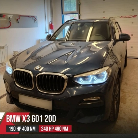 Чип тюнинг BMW X3 G01 20d 190hp